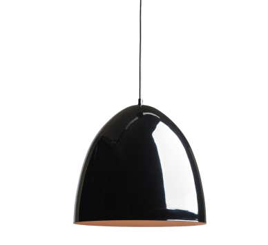NETTO ΜΕΤΑΛΛΙΚΗ ΚΑΜΠΑΝΑ 1XE27 ΜΑΥΡΗ Φ40χΗ36cm OTHELLO