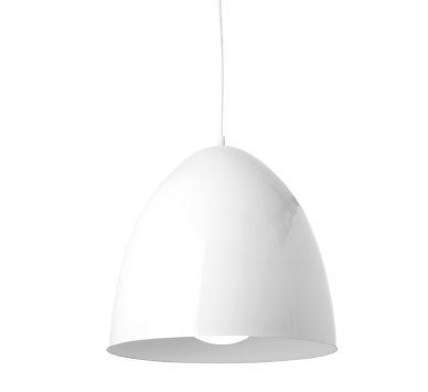 NETTO ΜΕΤΑΛΛΙΚΗ ΚΑΜΠΑΝΑ 1XE27 ΛΕΥΚΗ Φ40χΗ36cm OTHELLO