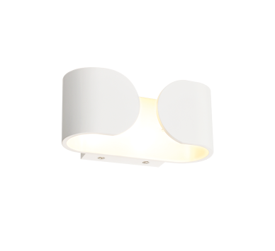 ΛΕΥΚΗ ΑΠΛΙΚΑ LED ΕΜΜΕΣΟΥ ΦΩΤ. 2X3W 230V 3000K 25000hrs NEPHELE