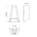 LED COB WALL LUMINAIRE 6W 425LM  30° AND 120°  230VAC 3.000K DARK GREY CRI80 IP54 30.000HRS