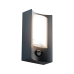 LED SMD WALL LUMINAIRE 7W 350LM 170° 230V AC 3.000K DARK GREY CRI80 IP54 30.000HRS