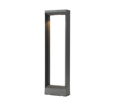 LED COB POST LUMINAIRE 8W 180LM 90° 230V AC 3.000K DARK GREY CRI80 IP54 30.000HRS