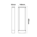 LED COB POST LUMINAIRE 8W 180LM 90° 230V AC 3.000K DARK GREY CRI80 IP54 30.000HRS