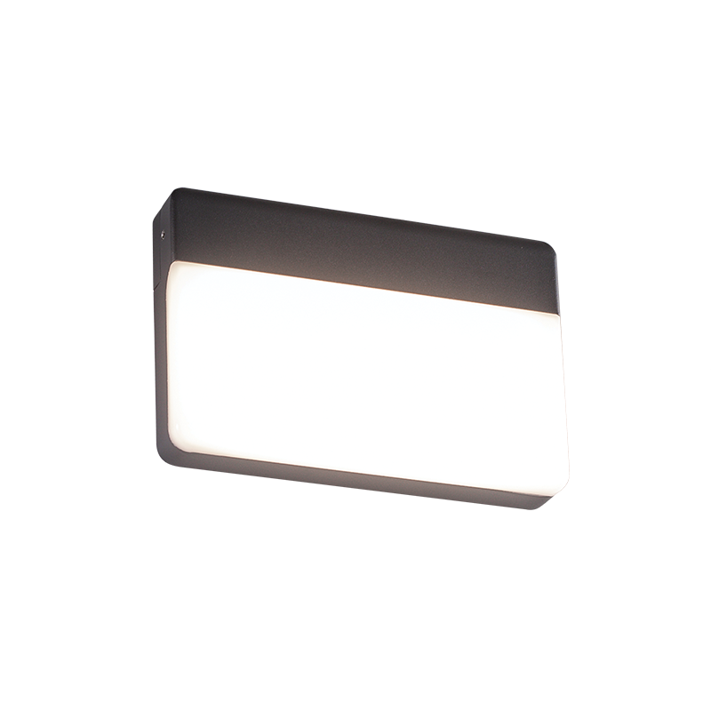 LED SMD WALL LUMINAIRE 13W 650LM 120° 230V AC 3.000K DARK GREY CRI80 IP65 30.000HRS