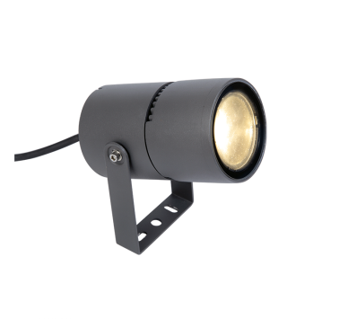 LED COB SPOT LUMINAIRE 9W 300LM 15-50° 230V AC 3.000K DARK GREY CRI80 IP65 30.000HRS
