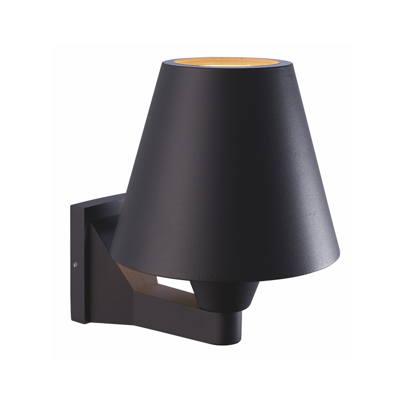E27 WALL LUMINAIRE 230V AC DARK GREY IP65 MAX.15W LED LAMP