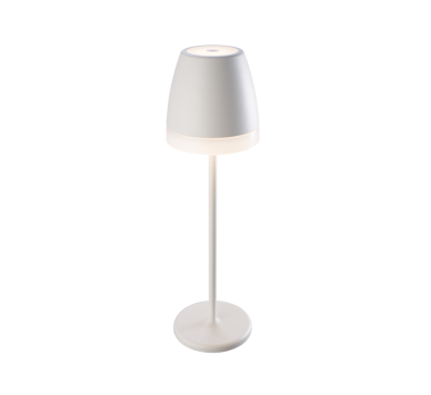 LED SMD TABLE BATTERY LUMINAIRE 2W 150LM 38° 3.000K MATT WHITE CRI80 IP54