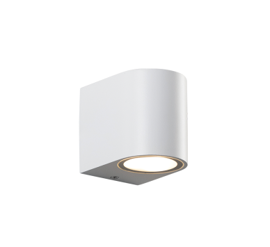GU10 WALL LUMINAIRE 230V AC MATT WHITE IP65 MAX.35W