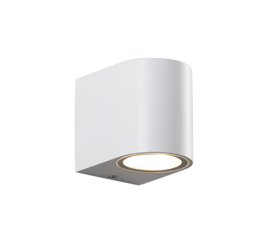 LED HP WALL LUMINAIRE 4W 230LM 40° 230V AC 3.000K MATT WHITE CRI80 IP65 30.000HRS