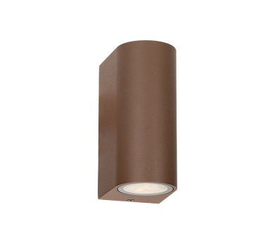GU10 WALL LUMINAIRE 230V AC RUSTY IP65 MAX.2X35W