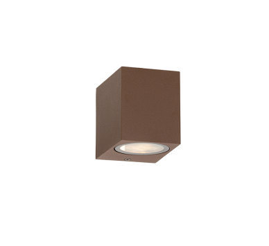 GU10 WALL LUMINAIRE 230V AC RUSTY IP65  MAX.35W