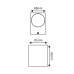LED HP WALL LUMINAIRE 4W 230LM 40° 230V AC 3.000K MATT WHITE CRI80 IP65 30.000HRS