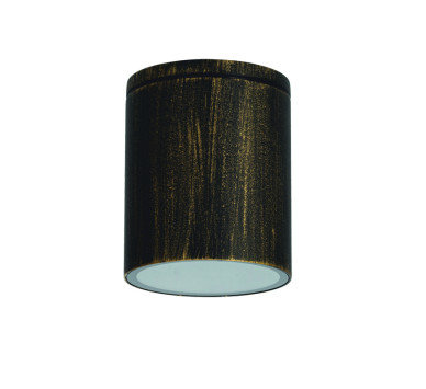 GU10  ROUND CEILING LUMINAIRE 230V AC GOLDEN BLACK IP65 GU10 MAX.35W