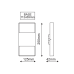 LED SMD WALL LUMINAIRE 8W 320LM 120° 230V AC 3.000K DARK GREY CRI80 IP54 30.000HRS