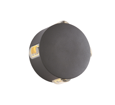 LED HP WALL LUMINAIRE 5W 170LM 15° 230V AC 3.000K DARK GREY CRI80 IP54 30.000HRS