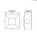 LED HP WALL LUMINAIRE 5W 170LM 15° 230V AC 3.000K DARK GREY CRI80 IP54 30.000HRS