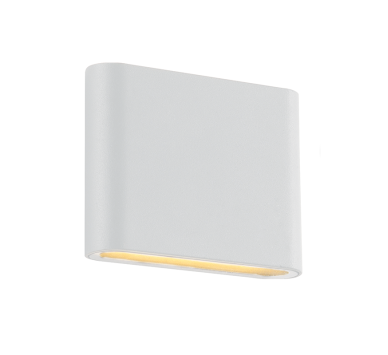 LED SMD WALL LUMINAIRE 7W 310LM 60° 230V AC 3.000K MATT WHITE CRI80 IP54 30.000HRS