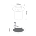 LED ROUND COB INGROUND SPOT LUMINAIRE 7W 450LM 3000K 45° 230V AC IP67 RA80 30000hrs