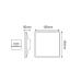 LED SMD WALL LUMINAIRE 8W 450LM 110° 230V AC 3.000K DARK GREY CRI80 IP54 30.000HRS