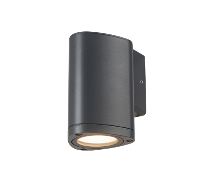 LED HP WALL LUMINAIRE 3W 150LM 50° 230V AC 3.000K DARK GREY CRI80 IP54 30.000HRS
