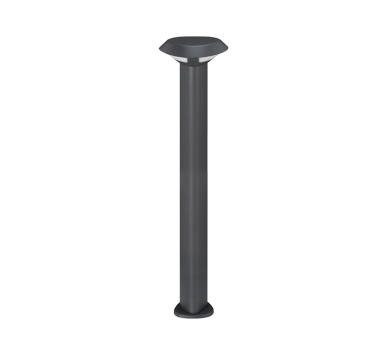 LED SMD POST LUMINAIRE 7W 520LM 330° 230V AC 3.000K DARK GREY CRI80 IP54 30.000HRS