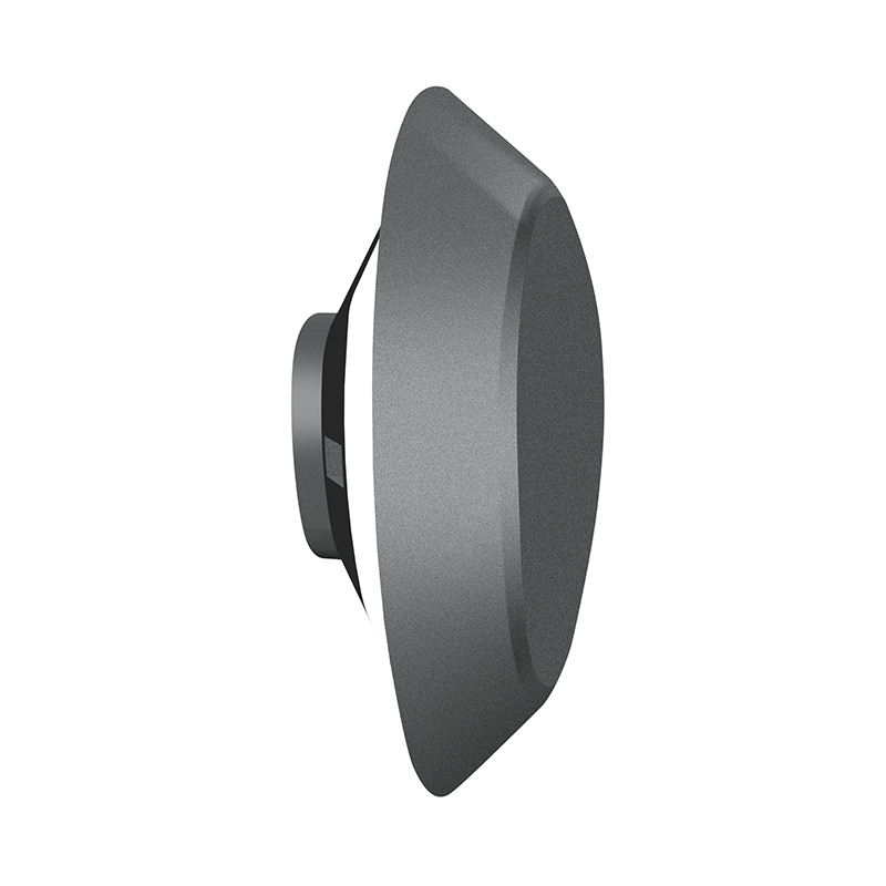 LED SMD WALL LUMINAIRE 7W 520LM 330° 230V AC 3.000K DARK GREY CRI80 IP54 30.000HRS
