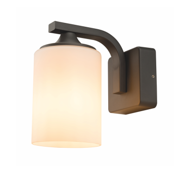 E27 WALL LUMINAIRE 230V AC DARK GREY IP54 MAX.60W
