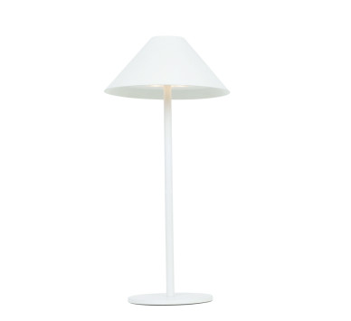 LED SMD TABLE BATTERY LUMINAIRE 3W 140LM  3.000K MATT WHITE 270°  CRI80 IP54