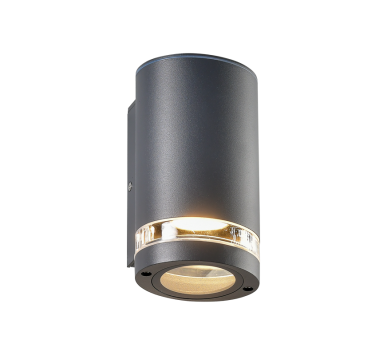 GU10 WALL LUMINAIRE 230V AC DARK GREY IP54 MAX.35W