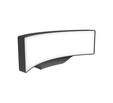 LED SMD WALL LUMINAIRE 13W 710LM 110° 230V AC 3.000K DARK GREY CRI80 IP65 30.000HRS