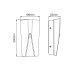 LED SMD WALL LUMINAIRE 11W 370LM 140° 230V AC 3.000K DARK GREY CRI80 IP65 30.000HRS