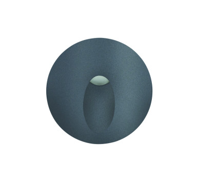 LED HP WALL RECESSED LUMINAIRE 3W 58LM 230VAC 4.000K DARK GREY CRI80 IP65 30.000HRS(INSTAL BOX INC)