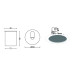 LED HP WALL RECESSED LUMINAIRE 3W 58LM 230VAC 4.000K DARK GREY CRI80 IP65 30.000HRS(INSTAL BOX INC)