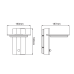 LED SMD WALL LUMINAIRE 13W 780LM 145° 230V AC 3.000K DARK GREY CRI80 IP65 30.000HRS