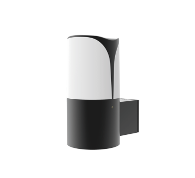 E27 WALL LUMINAIRE 230V AC DARK GREY IP54 MAX.23W