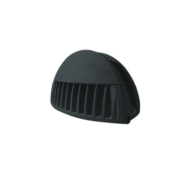 LED WINDOW VITRINE LUMINAIRE 9W 1050lm 110°x3° 230V AC 3000K MATT BLACK CRI80 IP65 40.000hrs