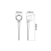 LED COB SPOT LUMINAIRE & SPIKE 19W 1400LM 40° 230V AC 3.000K DARK GREY CRI80 IP65 30.000HRS