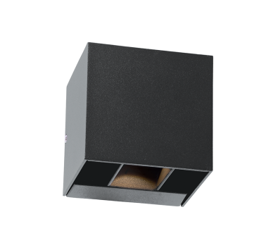 LED SMD WALL LUMINAIRE 10W 740LM 0-90° 230V AC 3.000K DARK GREY CRI80 IP54 30.000HRS