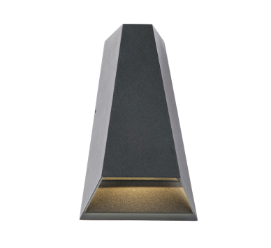 LED HP WALL LUMINAIRE 6W 440LM 15° & 80° 230V AC 3.000K DARK GREY CRI80 IP65 30.000HRS