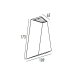 LED HP WALL LUMINAIRE 6W 440LM 15° & 80° 230V AC 3.000K DARK GREY CRI80 IP65 30.000HRS