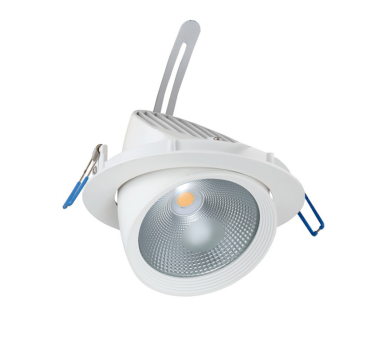 WHITE LED RECESSED MOVABLE LIGHT 20W 3000K 60° 1500LM 230V Ra80
