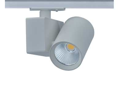 ΓΚΡΙ LED ΣΠΟΤ ΡΑΓΑΣ 20W 4000K 1-PHASE 38° 2400LM 230V AC Ra80 5YRS