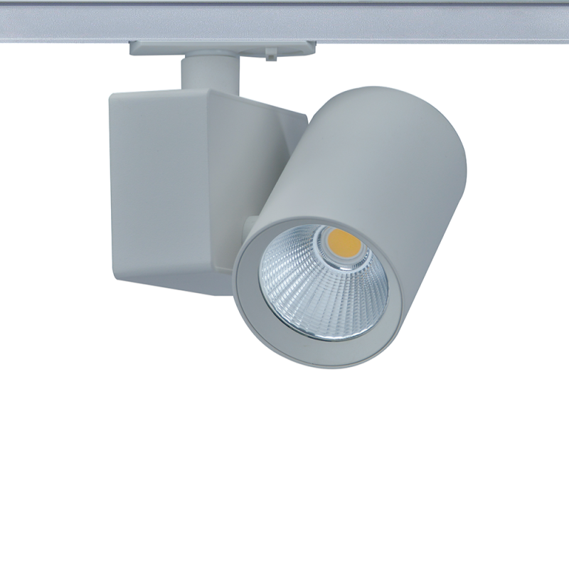ΓΚΡΙ LED ΣΠΟΤ ΡΑΓΑΣ 20W 4000K 1-PHASE 38° 2400LM 230V AC Ra80 5YRS