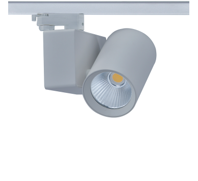 ΓΚΡΙ  LED ΣΠΟΤ ΡΑΓΑΣ 20W 4000K 3-PHASE 38° 2400LM 230V AC Ra80 5YRS