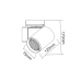 SAND WHITE LED TRACK LUMINAIRE 20W 4000K 1-PHASE 38° 2400LM 230V AC Ra80 5YRS
