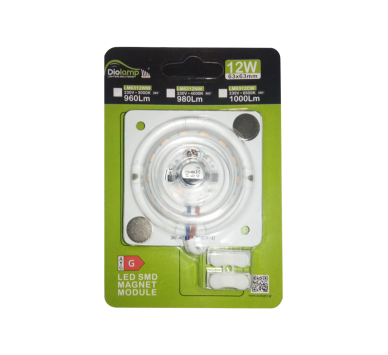  LED SMD MAGNET MODULE 12W 230V AC 980LM 160° 4000K RA80 30000H