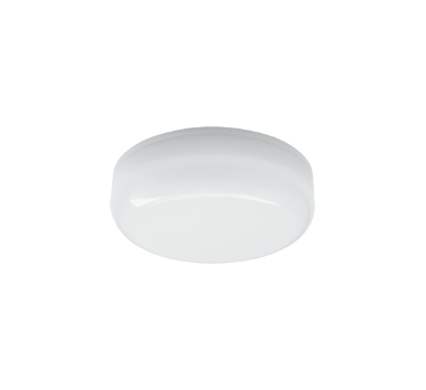 LED PC WHITE CEILING LUMINAIRE 230V AC IP66 12W 1070lm 4000K 180° Ra80