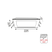 Υ/Κ SQUARE W REC. LED SLIMPANEL 20W 3000K 1440Lm230V 225X225 Ra80