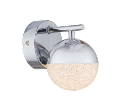 NETTO ΕΠΙΤΟΙΧΟ LED Φ/Σ 1Χ4W 3000K ΜΕΤΑΛ ΧΡΩΜΙΟ+ΑΚΡΥΛΙΚ 11X8X10CM