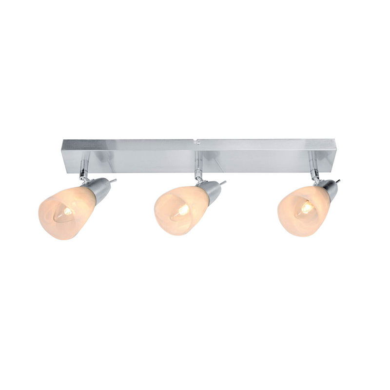 NETTO ΣΠΟΤ ΙΙΙ ΜΠΑΡΑ ΓΥΑΛΙ ΝΙΚΕΛ ΜΑΤ 3Χ40W E14 KAMET